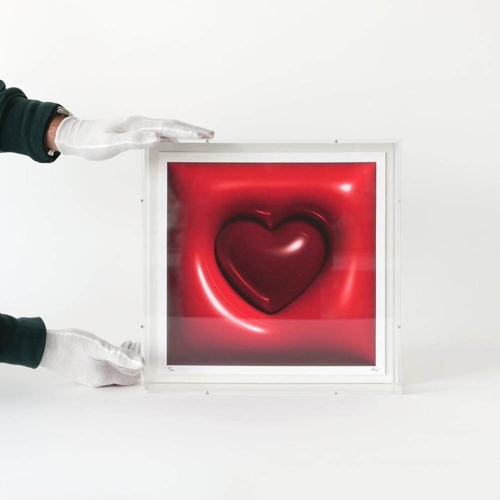 Red Heart Art Print